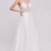 Formal Gowns J'Adore Dresses - J16026 Sheer Embroidered Lace Bodice Long Gown