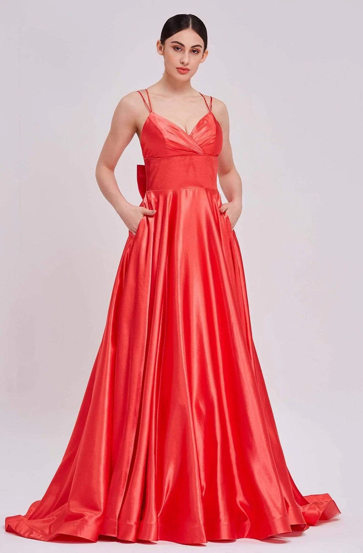 J'Adore Dresses - J16037 Sweetheart Ribbon Satin A-Line Detail Formal Gowns 3 J'Adore Dresses - J16037 Sweetheart Ribbon Satin A-Line Detail Formal Gowns