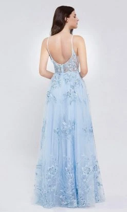 Formal Gowns J'Adore Dresses - J20018 Scoop Tulle A-line Sheer Gown