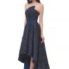 J'Adore Dresses - J11355 Strapless Asymmetrical Bodice High Low Gown Formal Gowns 1 J'Adore Dresses - J11355 Strapless Asymmetrical Bodice High Low Gown Formal Gowns