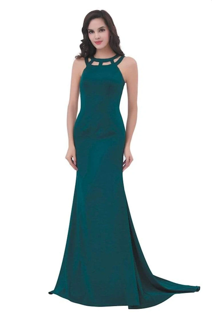 J'Adore Dresses - J11361 Long Cutout Halter Trumpet Gown 3 J'Adore Dresses - J11361 Long Cutout Halter Trumpet Gown