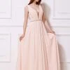 Formal Gowns J'Adore Dresses - J12041 Ruched Plunging V-Neck A-Line Dress 1 Formal Gowns J'Adore Dresses - J12041 Ruched Plunging V-Neck A-Line Dress