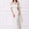 J'Adore Dresses - J12051 Off-Shoulder Lace Mermaid Evening Dress Formal Gowns 1 J'Adore Dresses - J12051 Off-Shoulder Lace Mermaid Evening Dress Formal Gowns