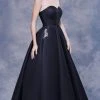 Formal Gowns J'Adore Dresses - J13065 Strapless Beaded Waist Pleated Ballgown 2 Formal Gowns J'Adore Dresses - J13065 Strapless Beaded Waist Pleated Ballgown