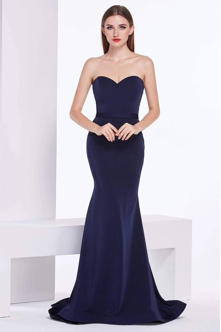 Formal Gowns J'Adore Dresses - J14047 Strapless Sweetheart Satin Crepe Trumpet Dress 4 Formal Gowns J'Adore Dresses - J14047 Strapless Sweetheart Satin Crepe Trumpet Dress