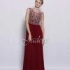 J'Adore Dresses - J3035 Rhinestone Beaded Sleeveless Chiffon Gown