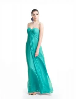Formal Gowns J'Adore Dresses - J5082 Strapless Knot Accented Empire Long Gown