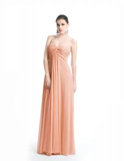 Formal Gowns J'Adore Dresses - J5082 Strapless Knot Accented Empire Long Gown