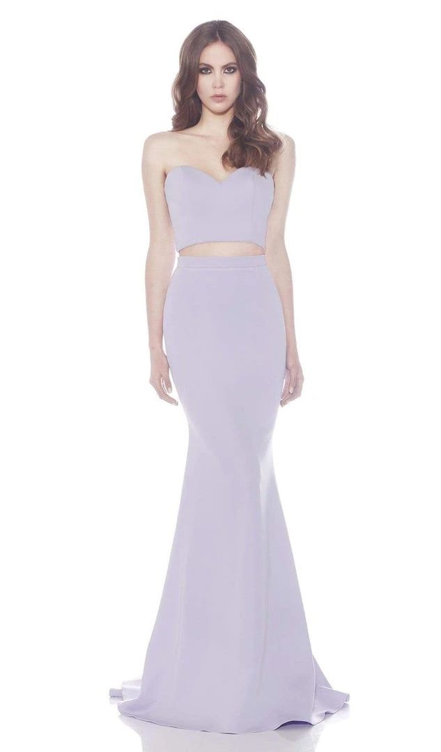 Formal Gowns J'Adore Dresses - J7004 Strapless Sweetheart Neoprene Two Piece Mermaid Gown 3 Formal Gowns J'Adore Dresses - J7004 Strapless Sweetheart Neoprene Two Piece Mermaid Gown