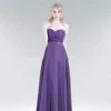 J'Adore Dresses - JC8088 Strapless Sweetheart Lace Bodice Chiffon Gown Formal Gowns