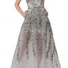 Janique - 17045 Embroidered Sweetheart A-line Dress Formal Gowns 2 Janique - 17045 Embroidered Sweetheart A-line Dress Formal Gowns