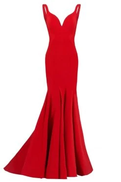 Janique - JQ1820 Sleeveless Vibrant Crepe Mermaid Gown 14 Janique - JQ1820 Sleeveless Vibrant Crepe Mermaid Gown