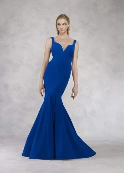 Janique - JQ1820 Sleeveless Vibrant Crepe Mermaid Gown 13 Janique - JQ1820 Sleeveless Vibrant Crepe Mermaid Gown