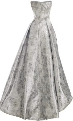 Formal Gowns Janique - Strapless Sweetheart Hi-Lo A Line Gown C1680