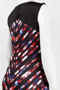 Jax - 1ZBJ93M Multi-Colored V Printed Dress 7 Jax - 1ZBJ93M Multi-Colored V Printed Dress