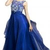 Aspeed Design - Jewel Embellished Layered Chiffon Prom Dress 1 Aspeed Design - Jewel Embellished Layered Chiffon Prom Dress