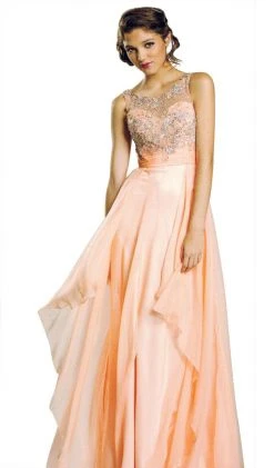 Aspeed Design - Jewel Embellished Layered Chiffon Prom Dress 10 Aspeed Design - Jewel Embellished Layered Chiffon Prom Dress