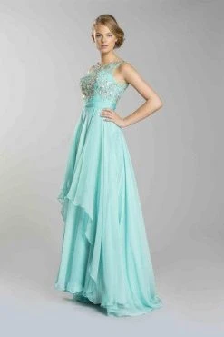 Aspeed Design - Jewel Embellished Layered Chiffon Prom Dress 11 Aspeed Design - Jewel Embellished Layered Chiffon Prom Dress