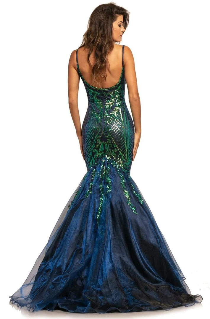 Formal Gowns Johnathan Kayne - 2018 Sequin Embellished Scoop Mermaid Gown 4 Formal Gowns Johnathan Kayne - 2018 Sequin Embellished Scoop Mermaid Gown