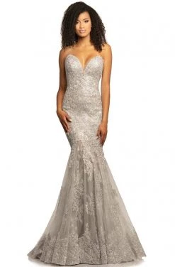 Johnathan Kayne - 2032 Beaded Lace Plunging Sweetheart Dress Formal Gowns 7 Johnathan Kayne - 2032 Beaded Lace Plunging Sweetheart Dress Formal Gowns