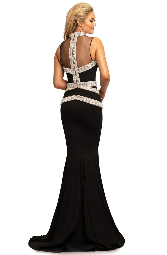Johnathan Kayne - 2048 Embellished High Neck Trumpet Dress 4 Johnathan Kayne - 2048 Embellished High Neck Trumpet Dress
