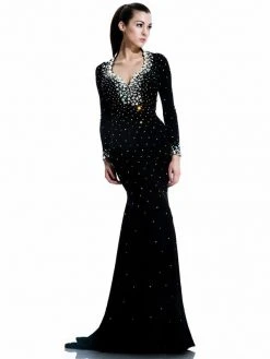 Formal Gowns Johnathan Kayne - 576 Long Sleeve Ornate Queen Anne Dress 10 Formal Gowns Johnathan Kayne - 576 Long Sleeve Ornate Queen Anne Dress