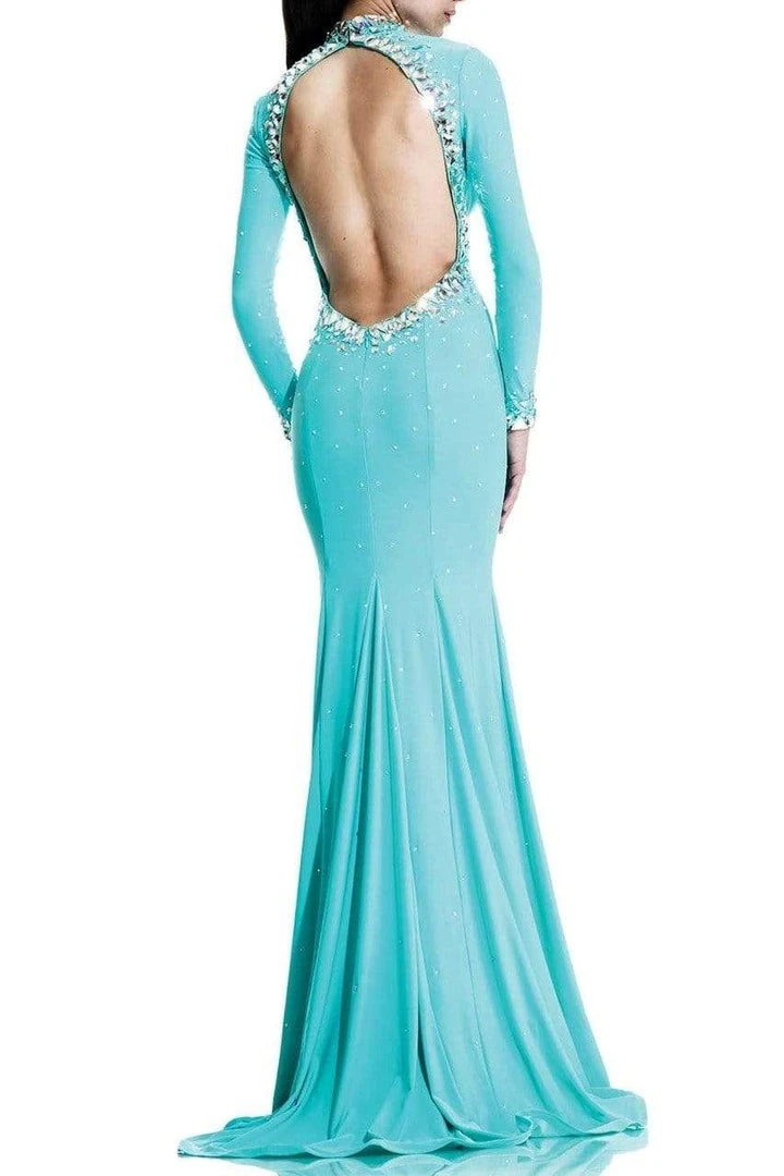 Formal Gowns Johnathan Kayne - 576 Long Sleeve Ornate Queen Anne Dress 4 Formal Gowns Johnathan Kayne - 576 Long Sleeve Ornate Queen Anne Dress