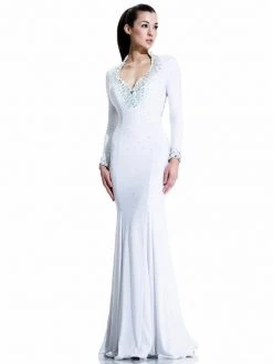 Formal Gowns Johnathan Kayne - 576 Long Sleeve Ornate Queen Anne Dress 11 Formal Gowns Johnathan Kayne - 576 Long Sleeve Ornate Queen Anne Dress