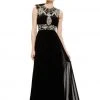 Johnathan Kayne - 596 Jeweled Illusion A-Line Gown Formal Gowns 1 Johnathan Kayne - 596 Jeweled Illusion A-Line Gown Formal Gowns
