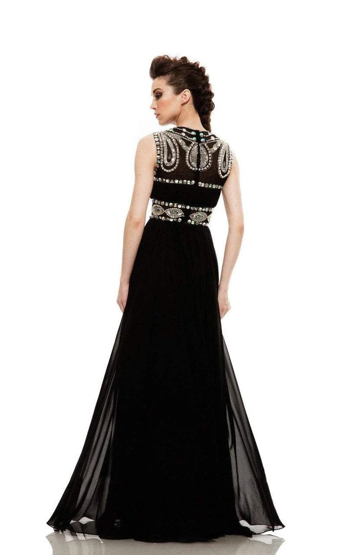 Johnathan Kayne - 596 Jeweled Illusion A-Line Gown Formal Gowns 4 Johnathan Kayne - 596 Jeweled Illusion A-Line Gown Formal Gowns