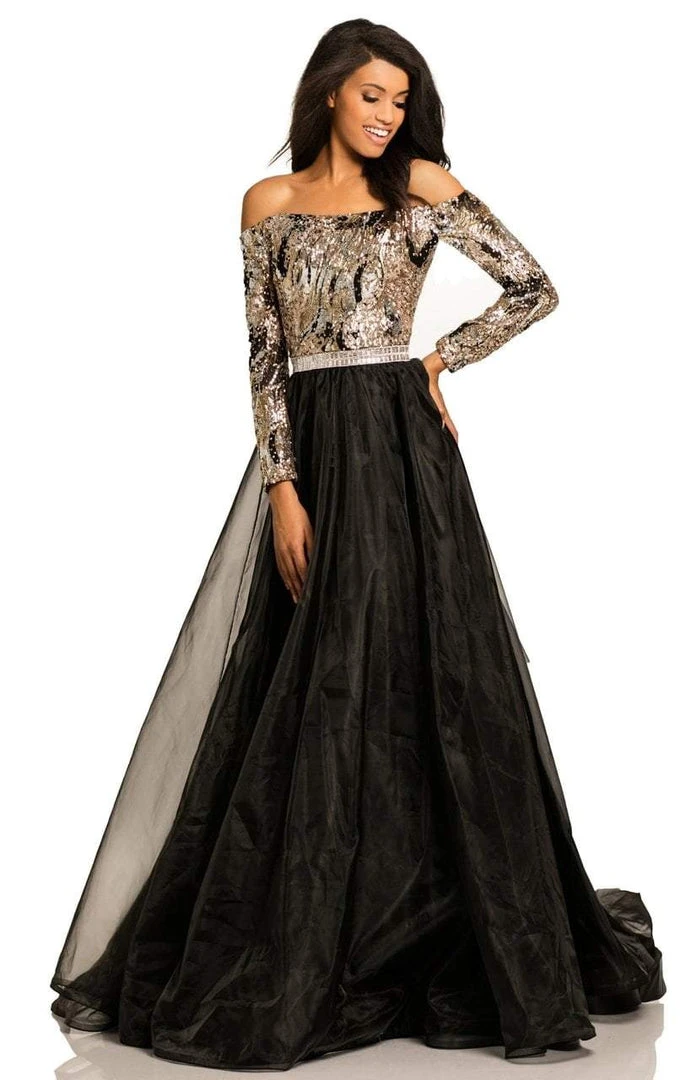 Johnathan Kayne - 8052 Bejeweled Off Shoulder Ballgown 3 Johnathan Kayne - 8052 Bejeweled Off Shoulder Ballgown