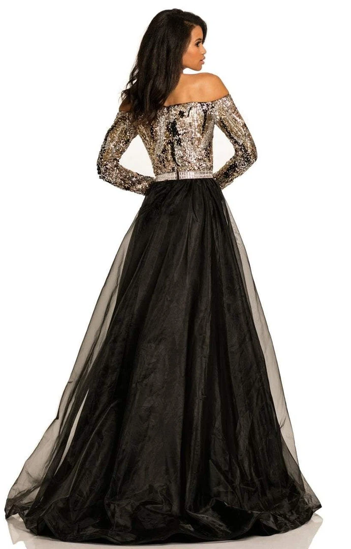Johnathan Kayne - 8052 Bejeweled Off Shoulder Ballgown 4 Johnathan Kayne - 8052 Bejeweled Off Shoulder Ballgown
