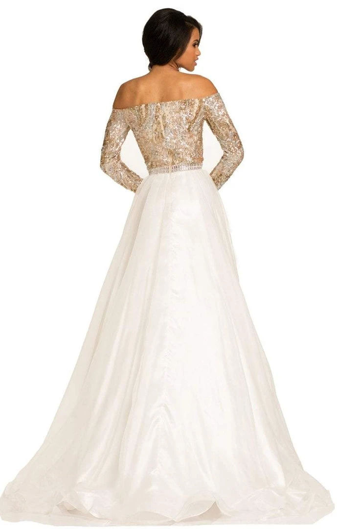 Johnathan Kayne - 8052 Bejeweled Off Shoulder Ballgown 6 Johnathan Kayne - 8052 Bejeweled Off Shoulder Ballgown