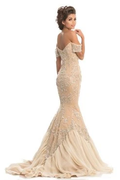 Johnathan Kayne - 8211 Crystal Adorned Off Shoulder Mermaid Gown 5 Johnathan Kayne - 8211 Crystal Adorned Off Shoulder Mermaid Gown