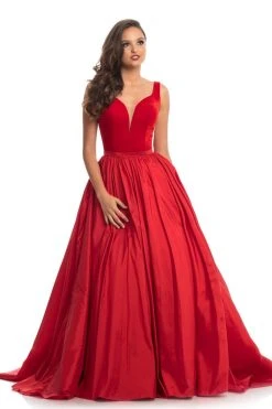 Johnathan Kayne - 9016 Plunging Illusion Sweetheart Velvet Gown 12 Johnathan Kayne - 9016 Plunging Illusion Sweetheart Velvet Gown
