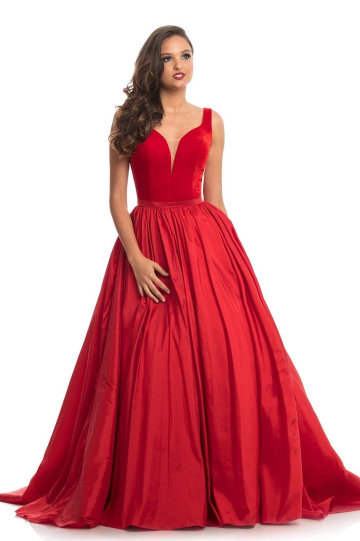 Johnathan Kayne - 9016 Plunging Illusion Sweetheart Velvet Gown 7 Johnathan Kayne - 9016 Plunging Illusion Sweetheart Velvet Gown
