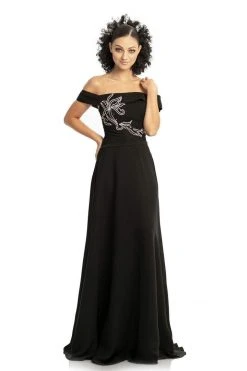Johnathan Kayne - 9023 Versatile Beaded Off Shoulder Jumpsuit Formal Gowns