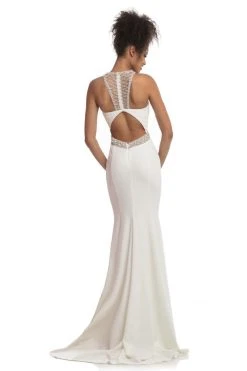 Johnathan Kayne - 9051 Bead Embellished Halter Trumpet Gown Formal Gowns 9 Johnathan Kayne - 9051 Bead Embellished Halter Trumpet Gown Formal Gowns