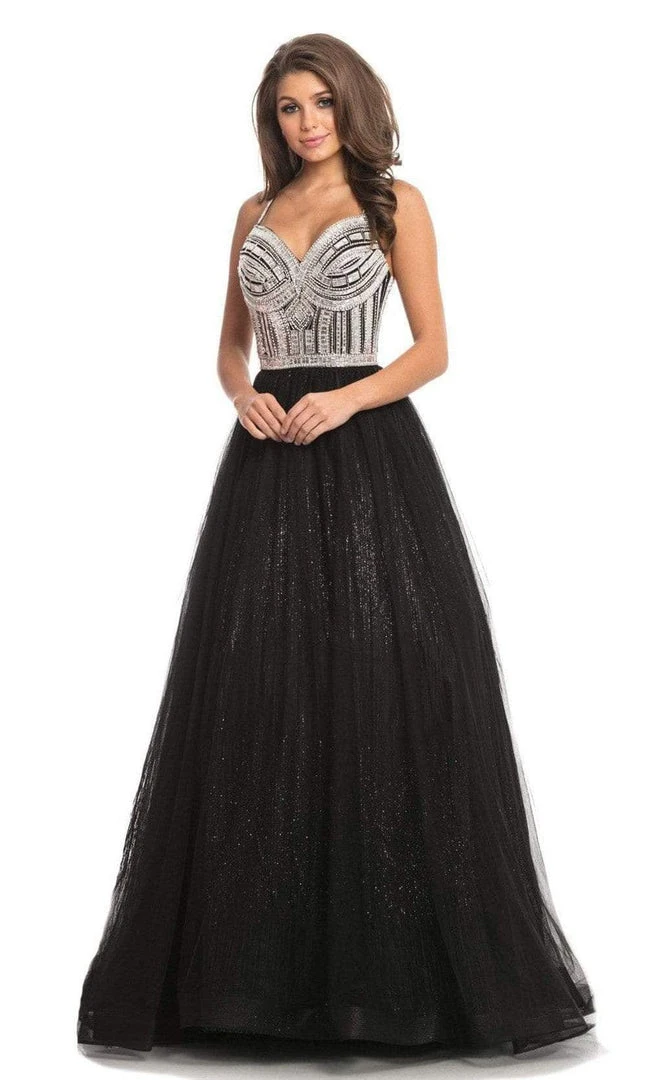 Formal Gowns Johnathan Kayne - 9067 Sleeveless Sparkly Glitter Mesh A-Line Gown 5 Formal Gowns Johnathan Kayne - 9067 Sleeveless Sparkly Glitter Mesh A-Line Gown