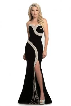 Formal Gowns Johnathan Kayne - 9075 Strapless Embellished Sweetheart Mermaid Dress