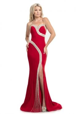 Formal Gowns Johnathan Kayne - 9075 Strapless Embellished Sweetheart Mermaid Dress 12 Formal Gowns Johnathan Kayne - 9075 Strapless Embellished Sweetheart Mermaid Dress