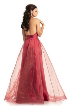 Formal Gowns Johnathan Kayne - 9092 High Halter Open Back Ballgown