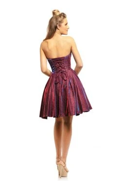 Johnathan Kayne - 9202 Knee Length Jewel Strewn A-Line Dress Cocktail Dresses