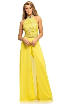 Johnathan Kayne - 9205 Beaded Lace Chiffon Jumpsuit With Skirt Overlay Formal Gowns 16 Johnathan Kayne - 9205 Beaded Lace Chiffon Jumpsuit With Skirt Overlay Formal Gowns