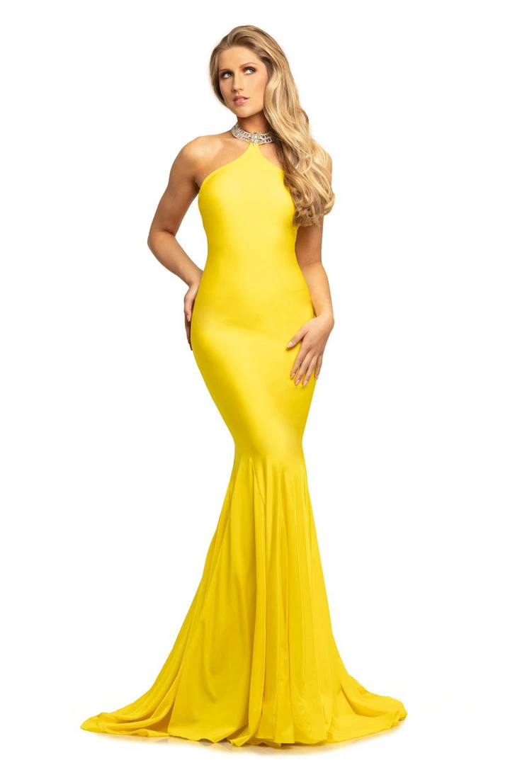 Formal Gowns Johnathan Kayne - 9212 Fitted High Halter Mermaid Evening Gown 5 Formal Gowns Johnathan Kayne - 9212 Fitted High Halter Mermaid Evening Gown