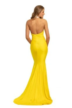 Formal Gowns Johnathan Kayne - 9212 Fitted High Halter Mermaid Evening Gown 9 Formal Gowns Johnathan Kayne - 9212 Fitted High Halter Mermaid Evening Gown