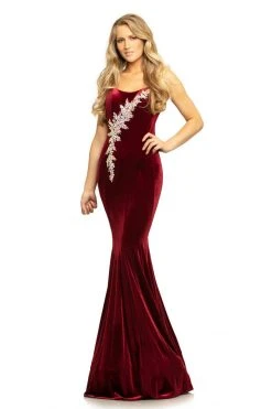 Formal Gowns Johnathan Kayne - 9223 Bead Embellished Strapless Mermaid Gown 8 Formal Gowns Johnathan Kayne - 9223 Bead Embellished Strapless Mermaid Gown