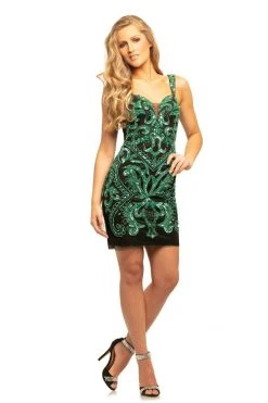 Johnathan Kayne - 9241 Embellished Sweetheart Sleeveless Sheath Dress