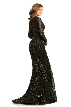 Johnathan Kayne - 9245 Long Sleeve Sequin Textured Mermaid Gown Formal Gowns 9 Johnathan Kayne - 9245 Long Sleeve Sequin Textured Mermaid Gown Formal Gowns