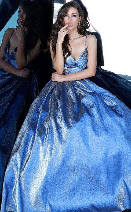 Jovani - 2094 Pleated Sweetheart Ballgown Formal Gowns 8 Jovani - 2094 Pleated Sweetheart Ballgown Formal Gowns